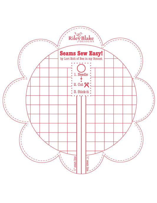 Bee In My Bonnet Seam Guide Color Red