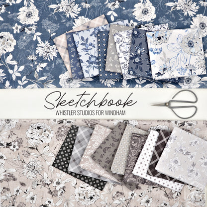 Sketchbook by Whistler Studios for Windham Fabrics