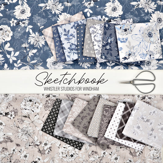 Sketchbook by Whistler Studios for Windham Fabrics