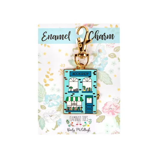 Bookshop Main Street Enamel Charm