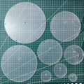 Transparent Round Acrylic Templates Set (8 sizes)