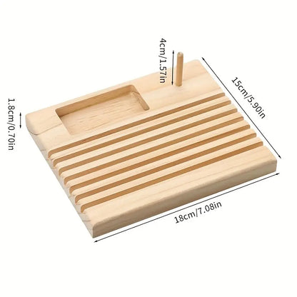 Small Wooden Sewing and Quilting Ruler Rack