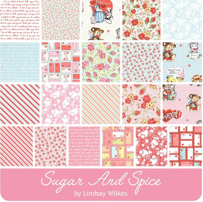 Sugar and Spice Fat Quarter Bundle | Lindsay Wilkes for Riley Blake Designs