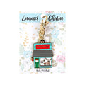 Needlework Shop Enamel Charm