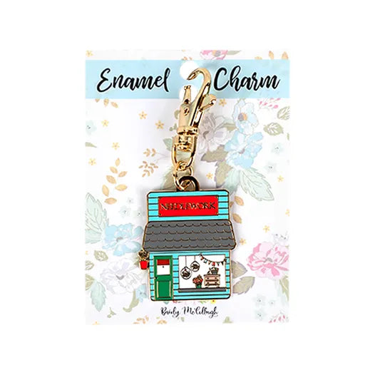 Needlework Shop Enamel Charm