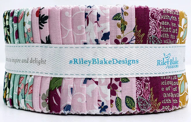 Whimsical Romance 2.5" Rolie Polie | Keera Job for Riley Blake Designs